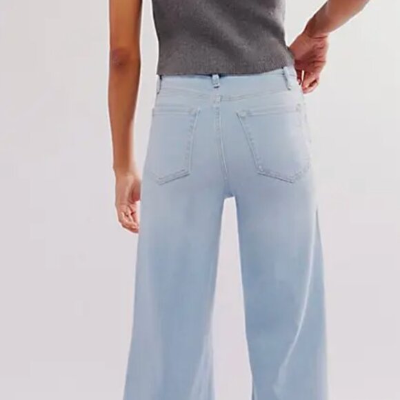 Frame Le Palazzo Crop Jeans - Picture 2 of 10